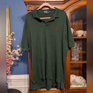 Ralph Lauren Men's Dark Green Polo Shirt